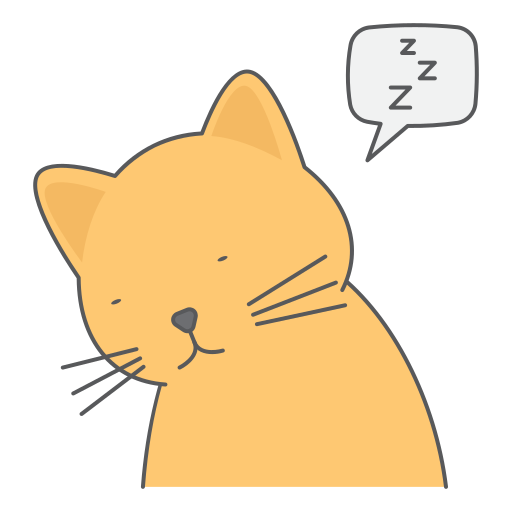 dormir Generic Thin Outline Color icono