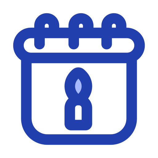 feierlichkeiten Generic Blue icon