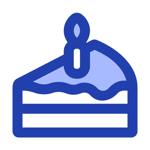 ケーキ Generic Blue icon