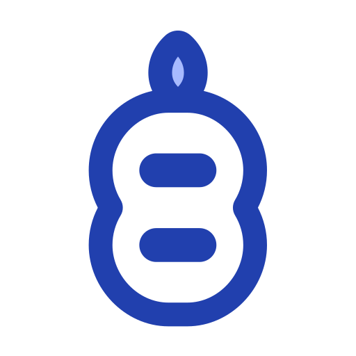 Свеча Generic Blue иконка
