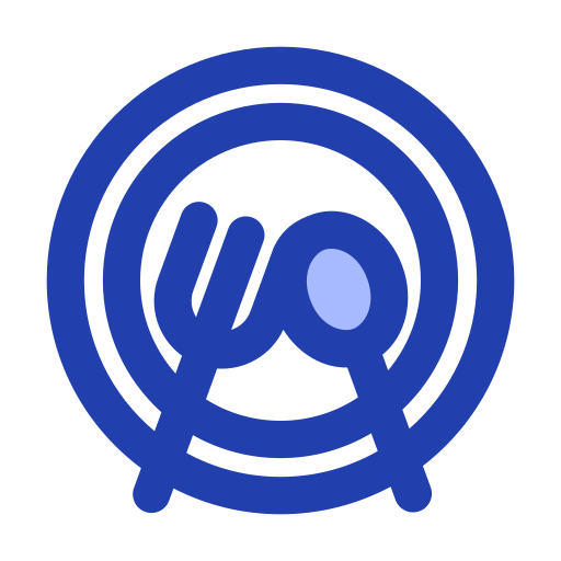 カトラリー Generic Blue icon