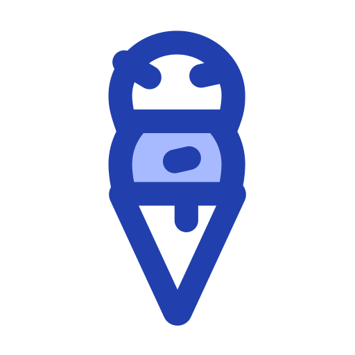 アイスクリームコーン Generic Blue icon