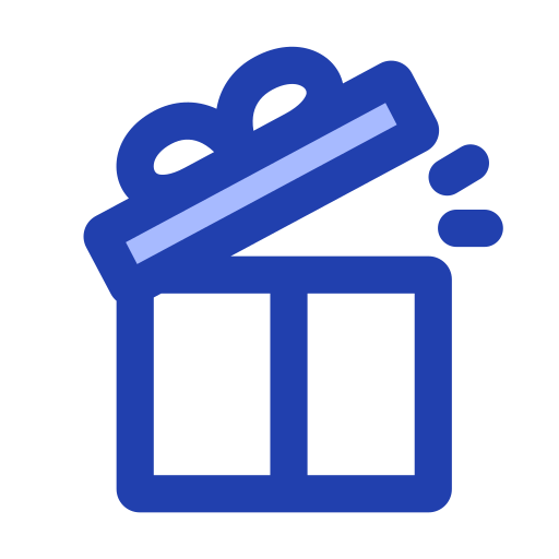 scatola aperta Generic Blue icona