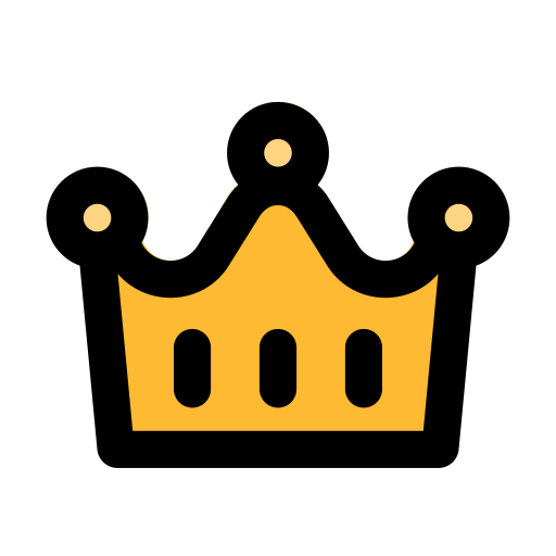 corona del re Generic Outline Color icona