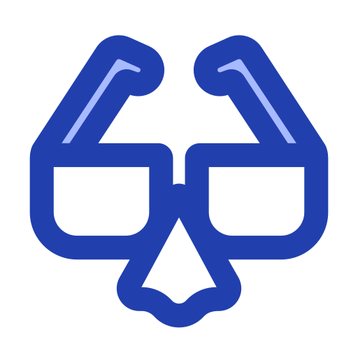파티 안경 Generic Blue icon