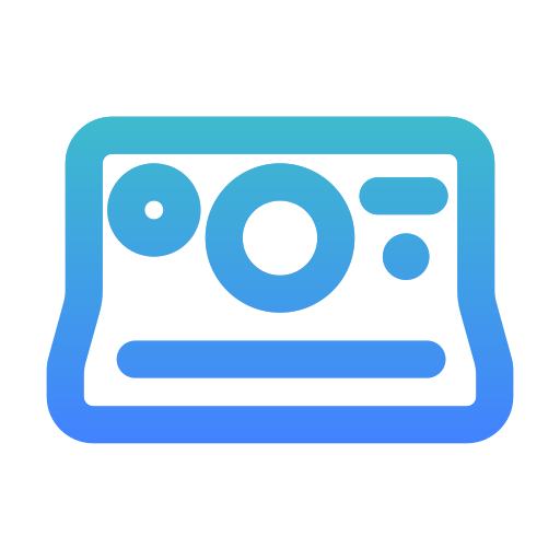 polaroidkamera Generic Gradient icon
