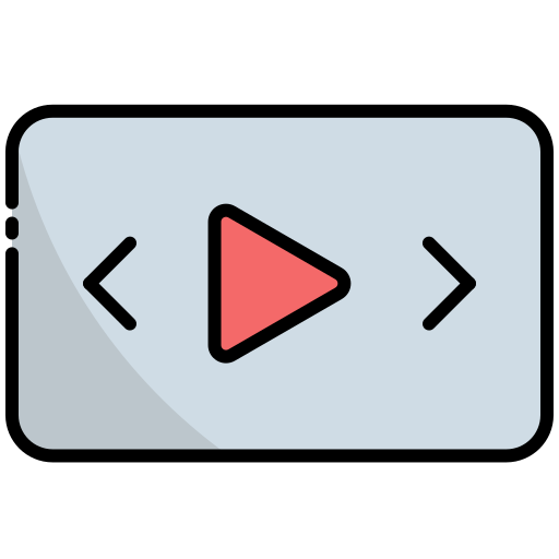 Video play Generic Outline Color icon
