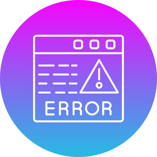 errore Generic Flat Gradient icona