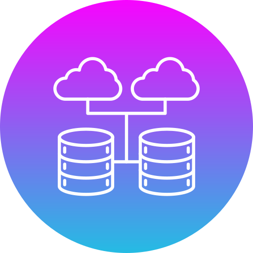 cloud-database Generic Flat Gradient icoon