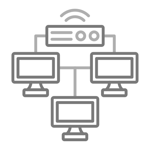 ローカルネットワーク Generic Grey icon