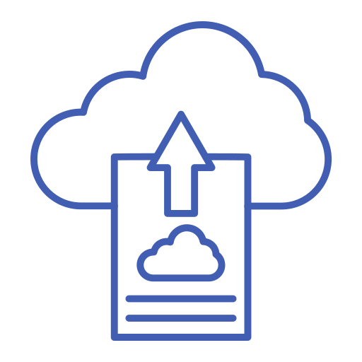 cloud-upload Generic Simple Colors icon