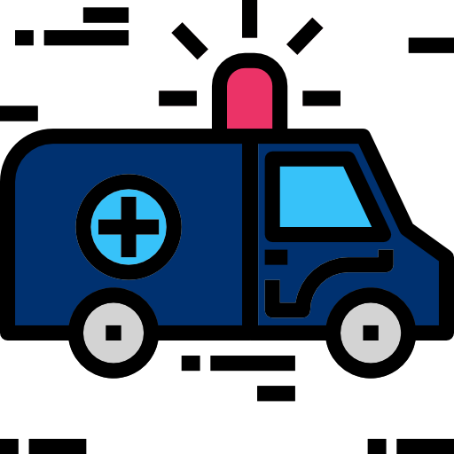 ambulancia turkkub Lineal Color icono