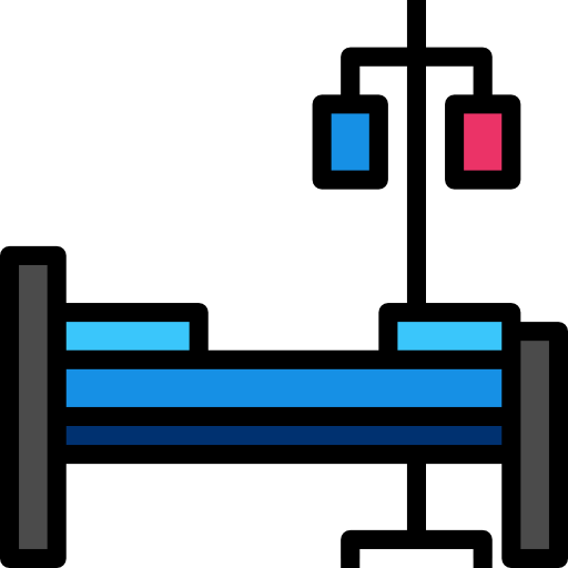 cama médica turkkub Lineal Color Ícone