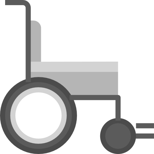 Wheelchair turkkub Flat icon