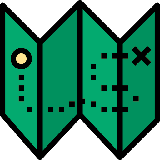 route turkkub Lineal Color icon