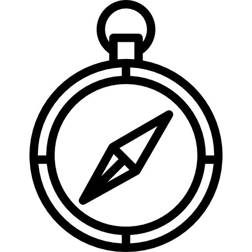 brújula turkkub Lineal icono