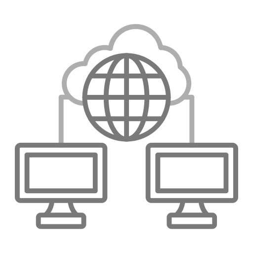 글로벌 네트워크 Generic Grey icon
