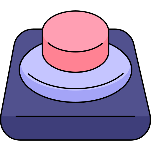 Тревожная кнопка Generic Thin Outline Color иконка
