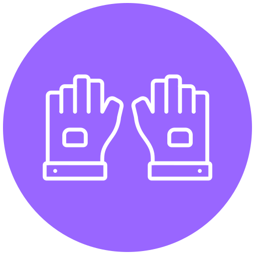 guantes sin dedos Generic Flat icono