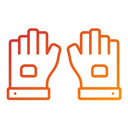 rękawiczki bez palców Generic Gradient ikona