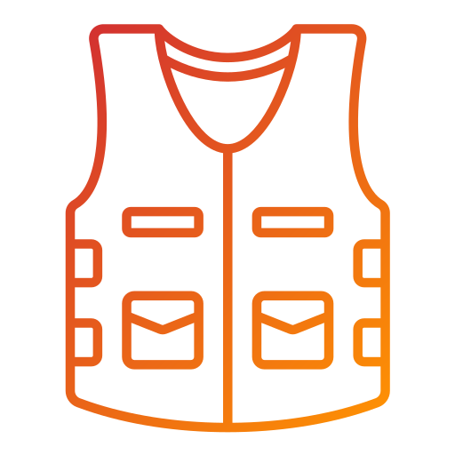 Fishing vest Generic Gradient icon