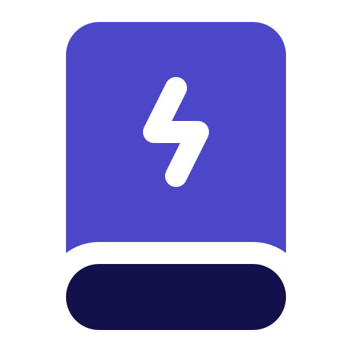 powerbank Generic Blue Icône