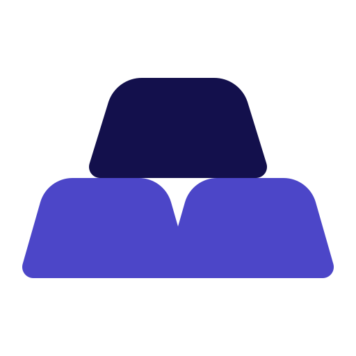 barra de oro Generic Blue icono