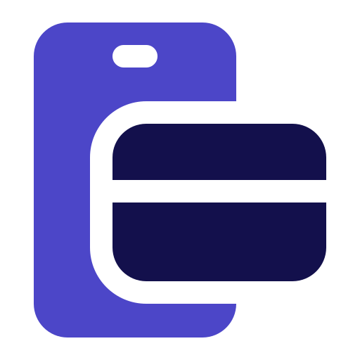 Mobile payment Generic Blue icon