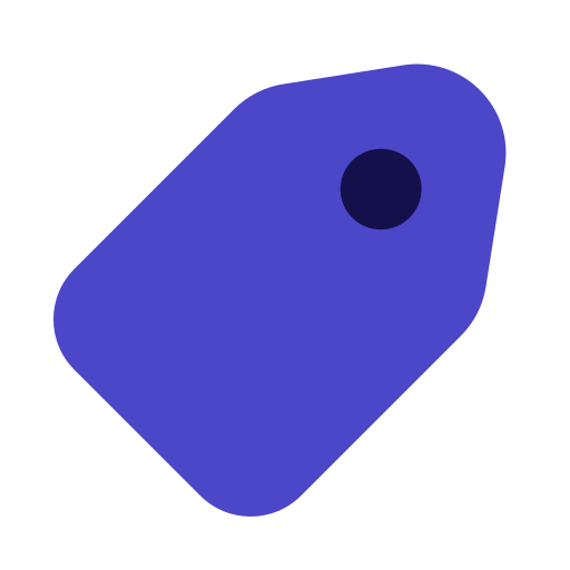 etiket Generic Blue icoon