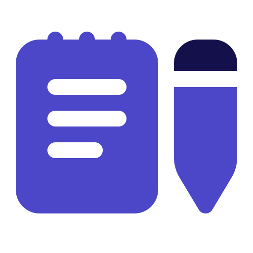 briefpapier Generic Blue icoon