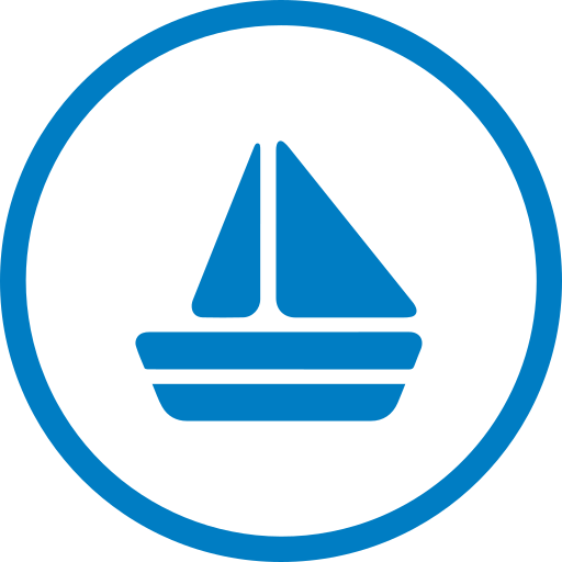 bateau Generic Blue Icône