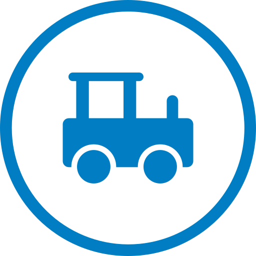 Ван автомобиль Generic Blue иконка