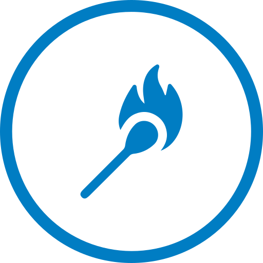 płomień Generic Blue ikona