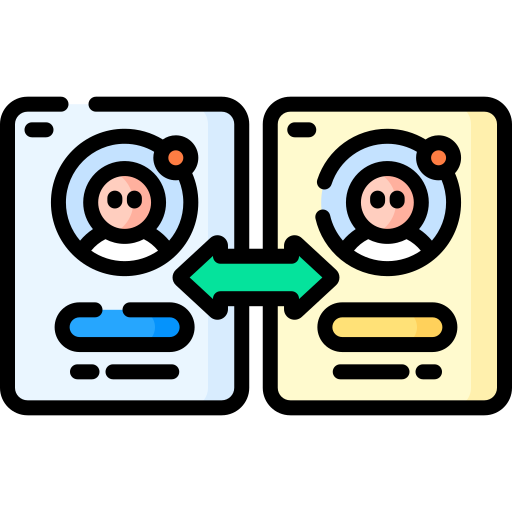 Mutual friends Special Lineal color icon