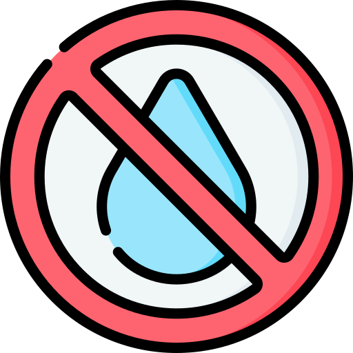 No water Special Lineal color icon