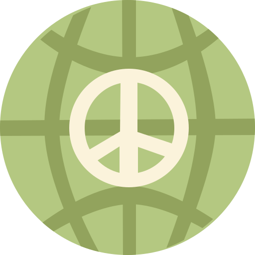 paz Cartoon Flat icono