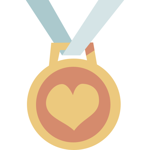 Medal Cartoon Flat icon