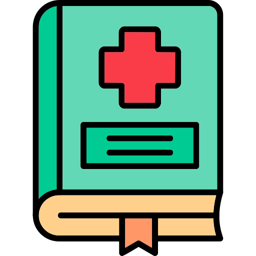 의학서적 Generic Outline Color icon