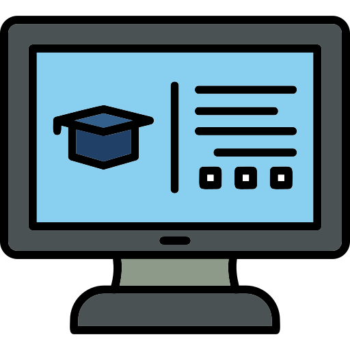 온라인 교육 Generic Outline Color icon