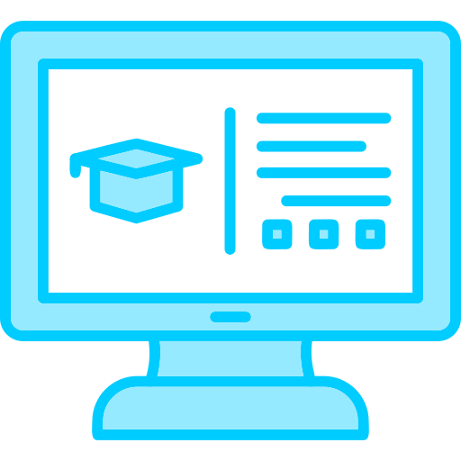 Онлайн-образование Generic Blue иконка