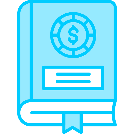 buch finanzen Generic Blue icon