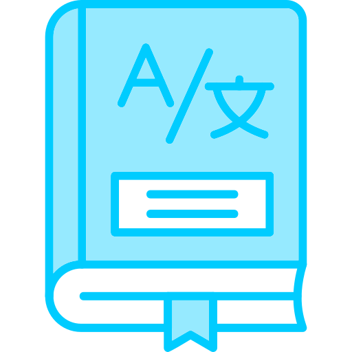 wörterbuch Generic Blue icon