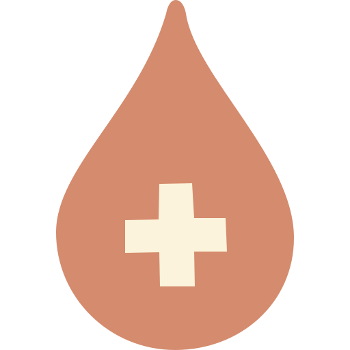 Blood drop Cartoon Flat icon