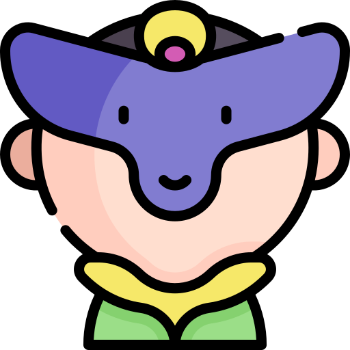 superhéroe Kawaii Lineal color icono