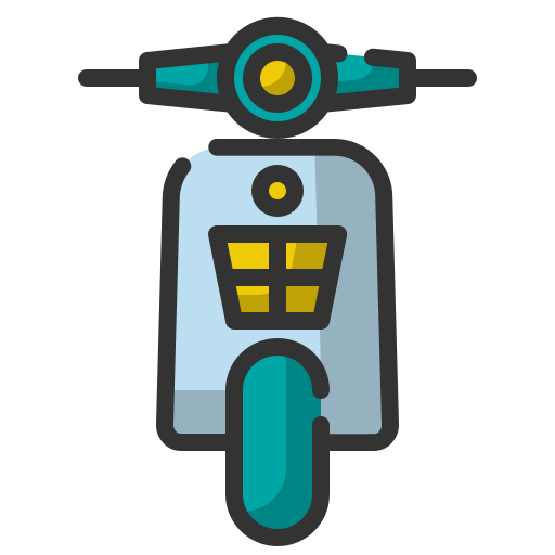 moto Generic Outline Color icona