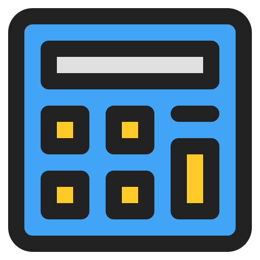 calcolatrice Generic Outline Color icona