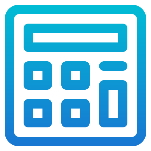 Calculator Generic Gradient icon