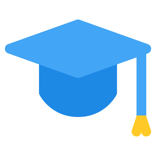 Graduation hat Generic Flat icon
