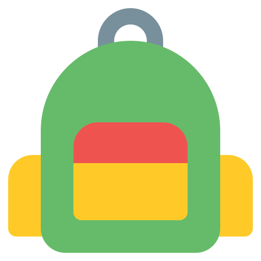 School bag Generic Flat icon