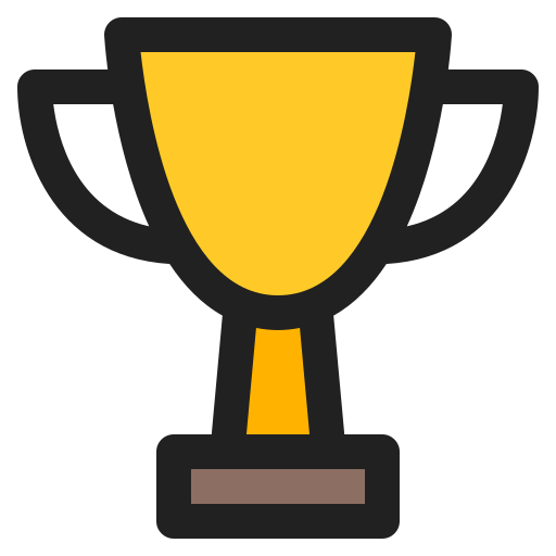 Trophy Generic Outline Color icon